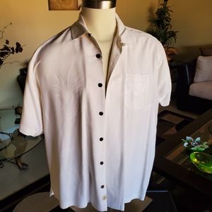 Tommy Bahama shirt  white XL.